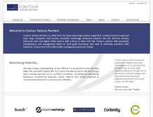 Tablet Screenshot of contourventures.com